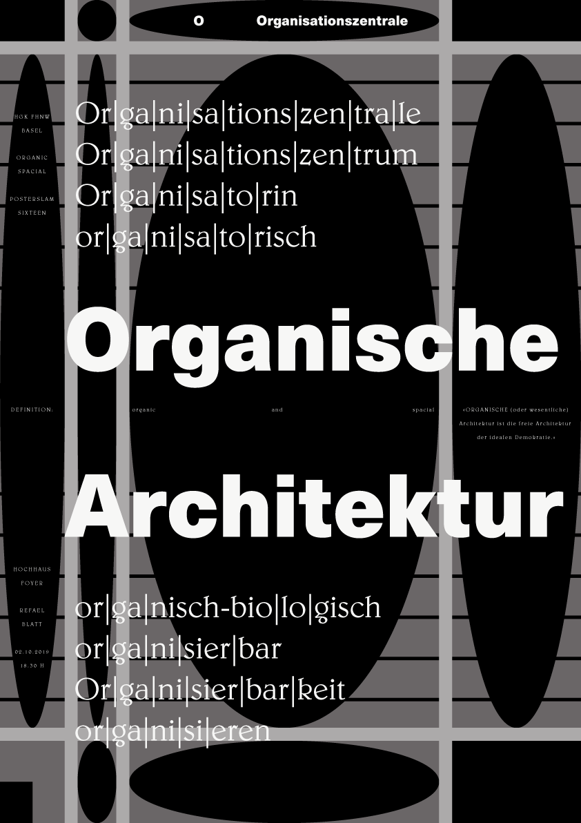 Organische Architektur, Posterslam 16