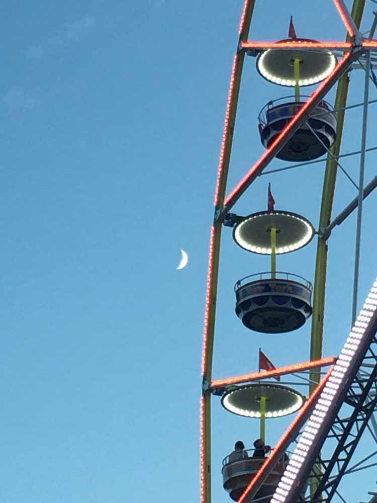 Big Wheel + Moon