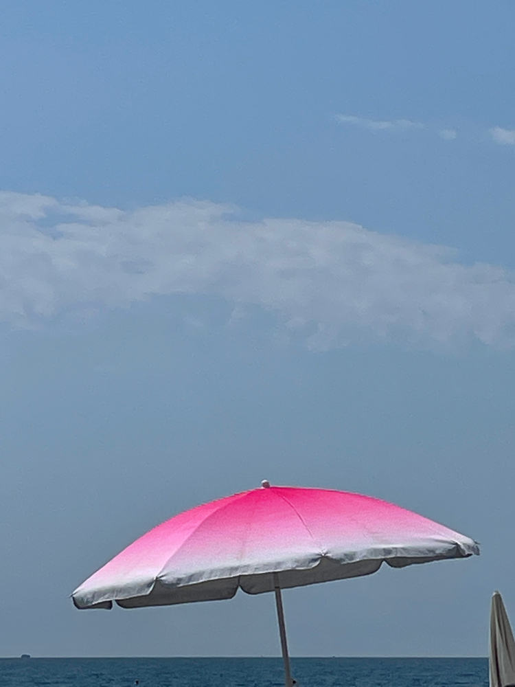 Pink Sonnenschirm